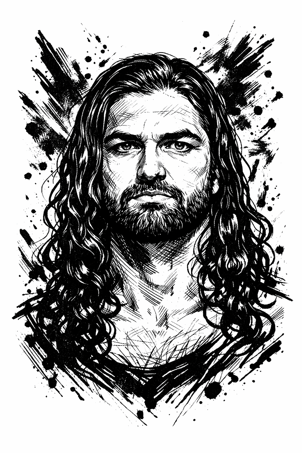 Profile drawing Wesley Schultz, Party Time