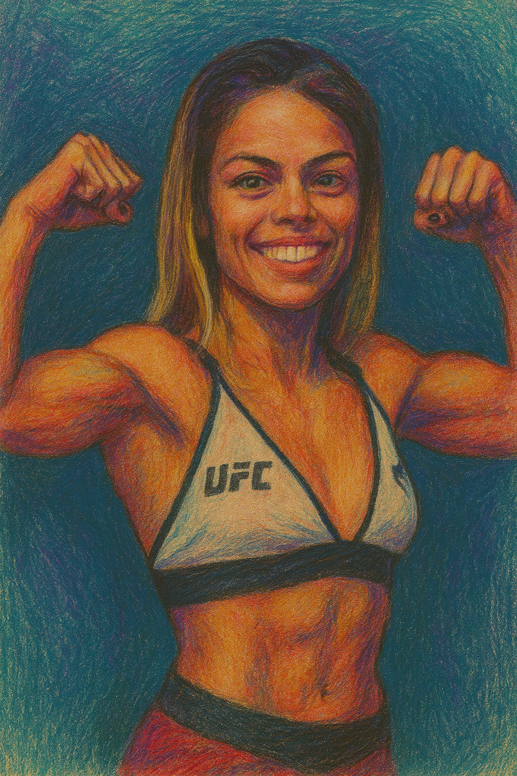 Profile drawing Luana Santos, 