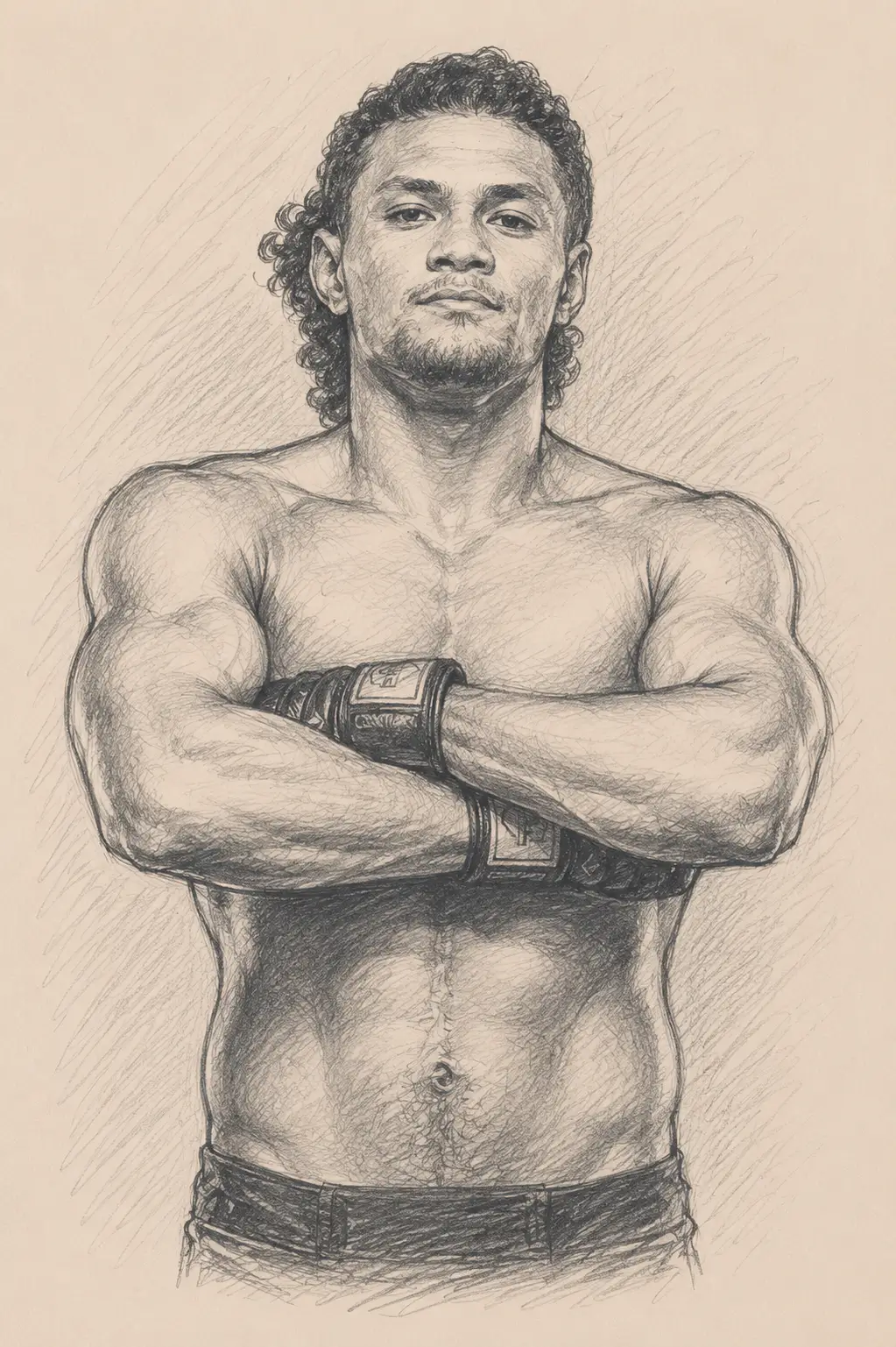 Profile drawing Billy Elekana, 