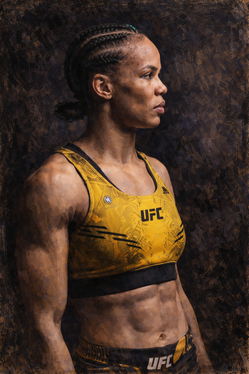 Profile drawing Dione Barbosa, The Witch