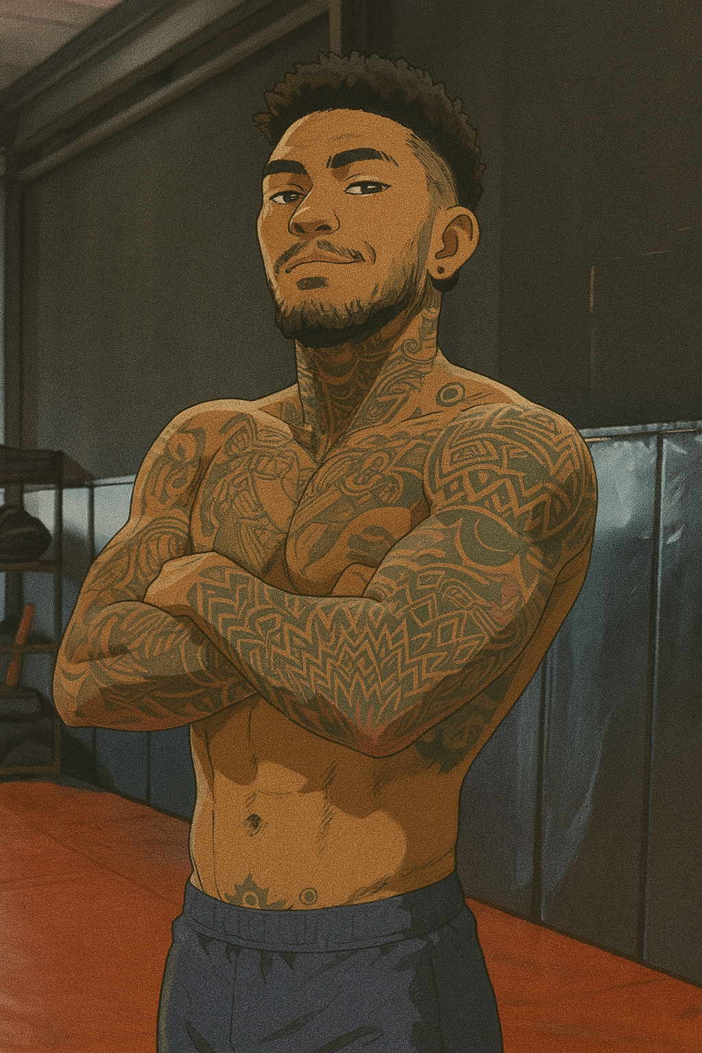 Profile drawing Michael Morales, 