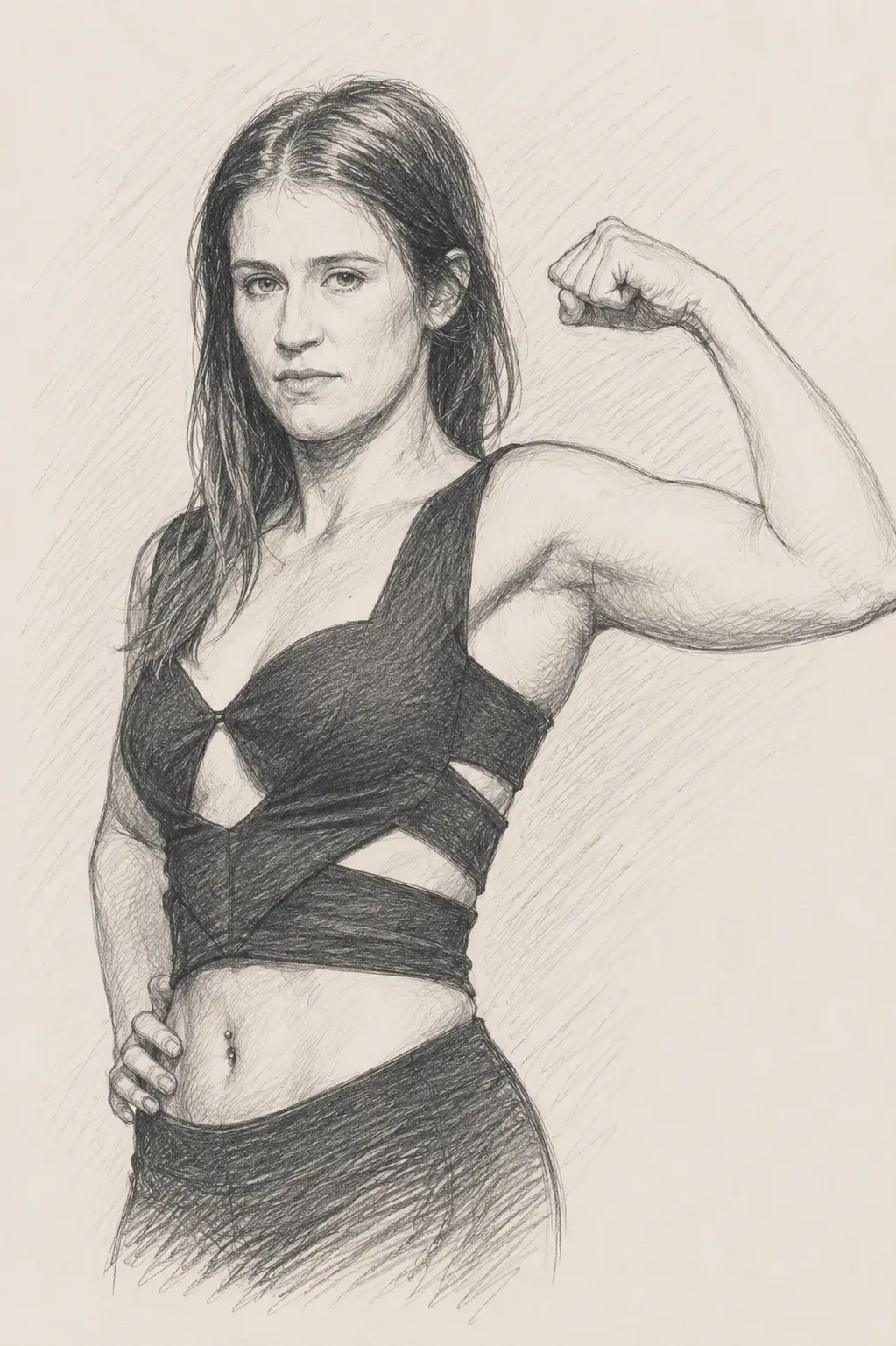 Profile drawing Chelsea Chandler, 