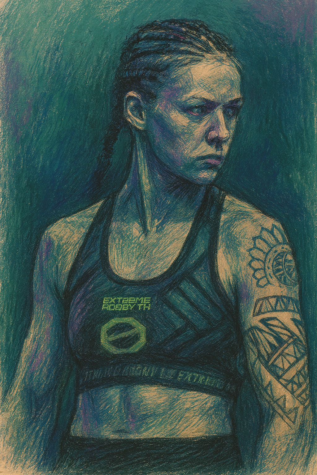 Profile drawing Tereza Bleda, 