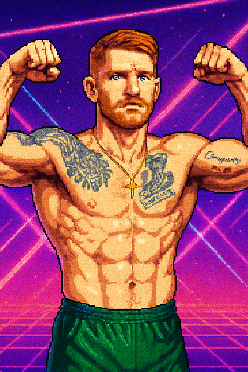 Profile drawing Charlie Campbell, The Cannibal