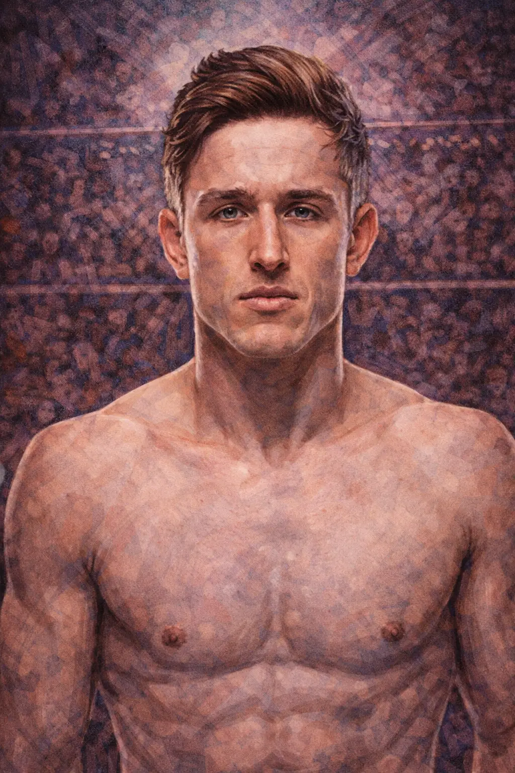 Profile drawing Clayton Carpenter, 