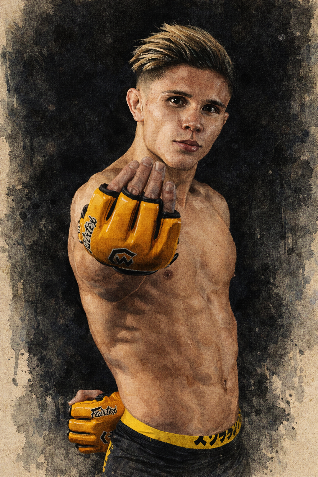 Profile drawing Lone'er Kavanagh, 