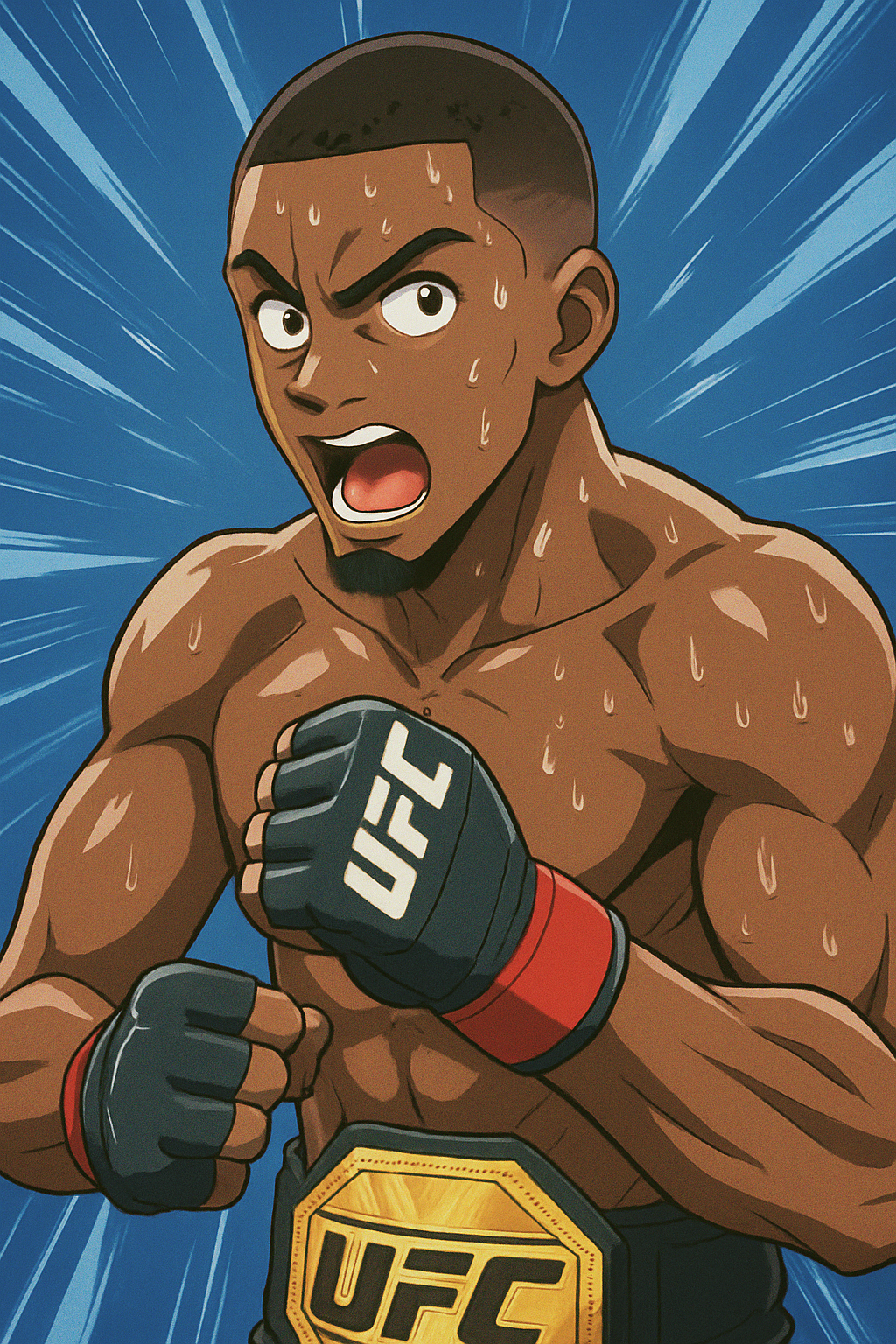 Profile drawing William Gomis, The Jaguar