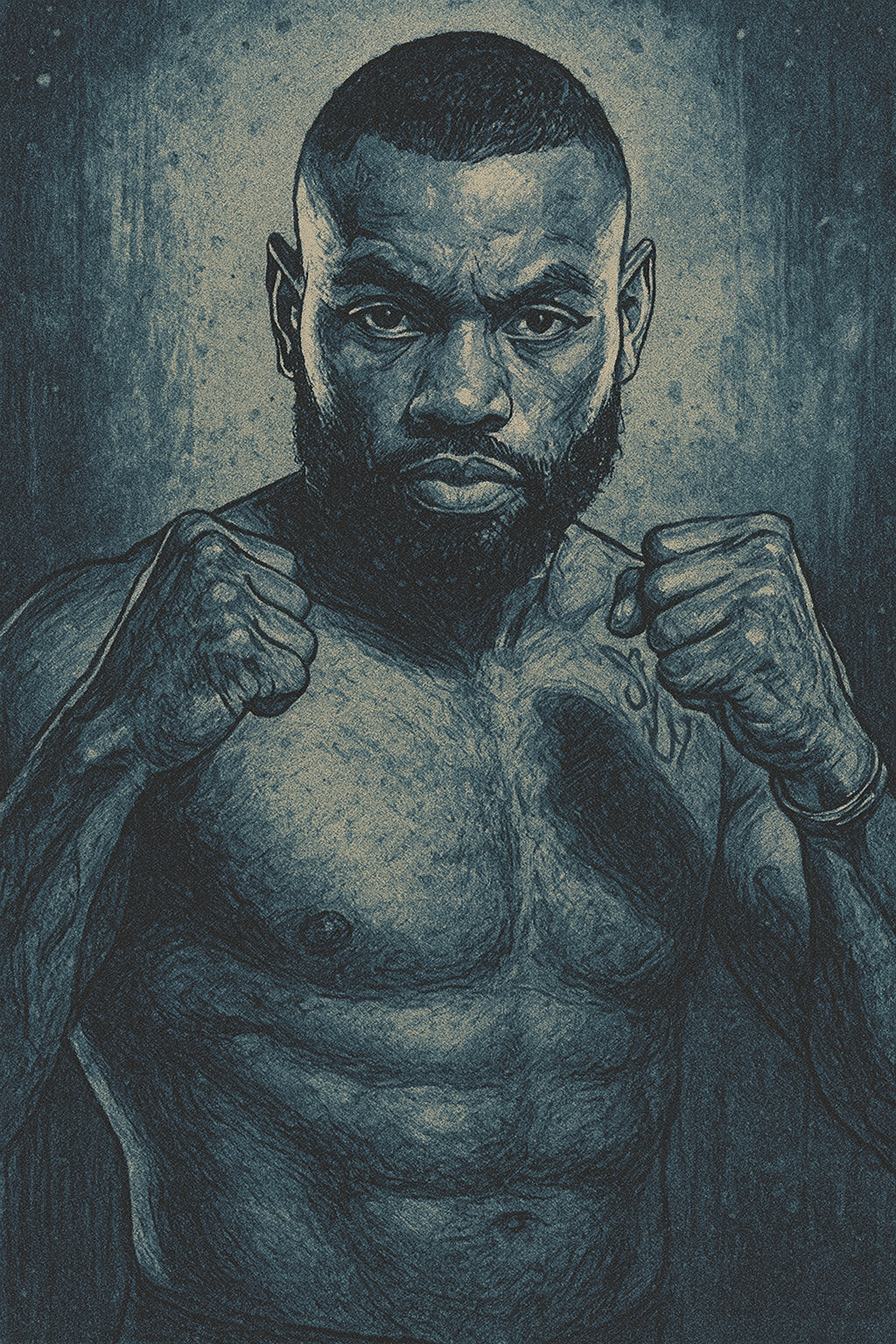 Profile drawing Cesar Almeida, Cesinha