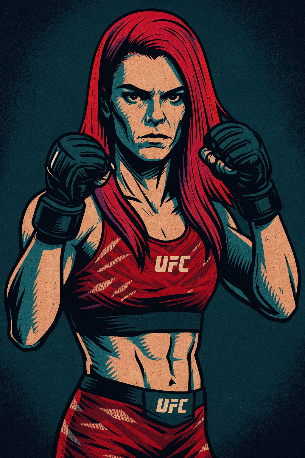 Profile drawing Gillian Robertson, The Savage