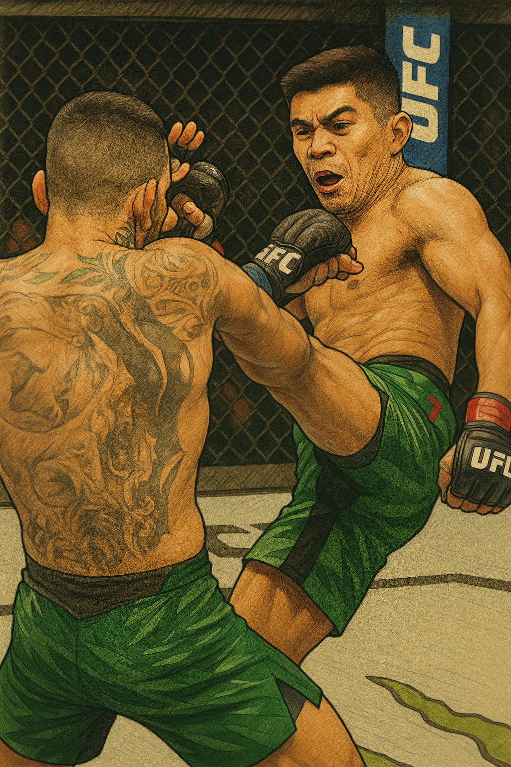 Profile drawing David Martinez, Black Spartan