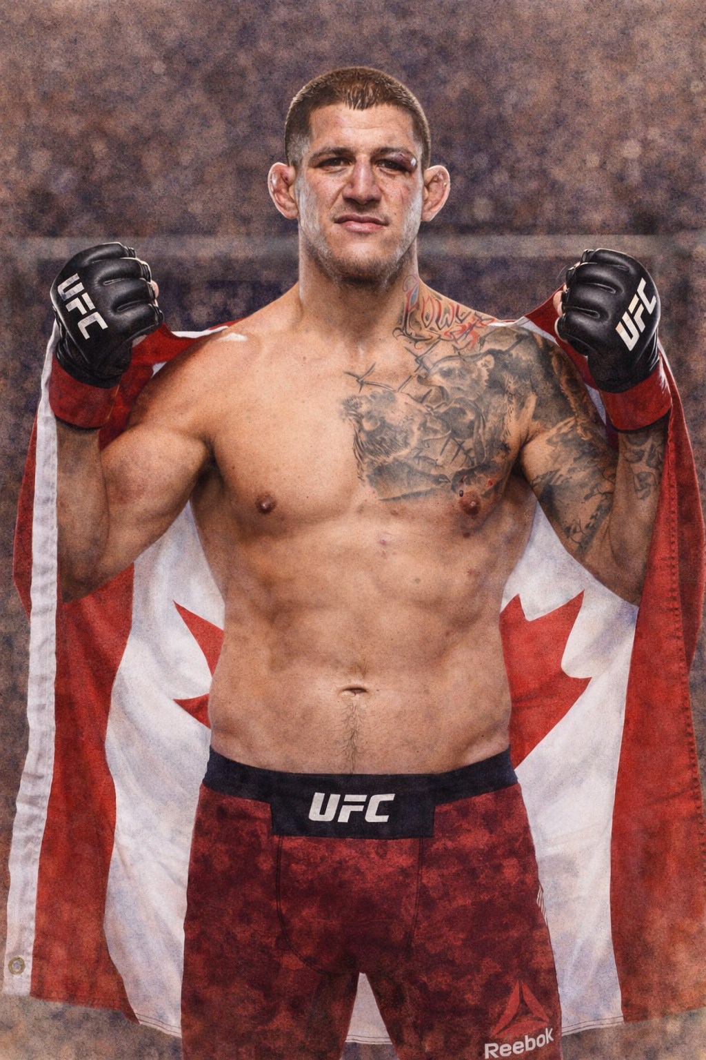 Profile drawing Marc-Andre Barriault, Power Bar