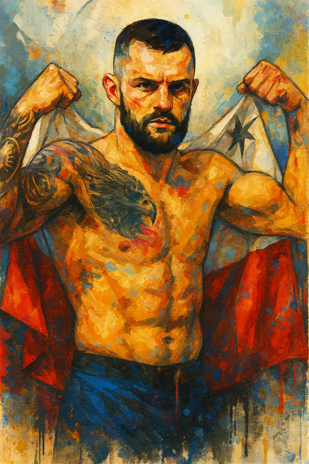 Profile drawing Cezary Oleksiejczuk, 